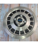 Mazda 4 Lug Stainless w black 16 Spoke 14 Inch Wheel Cover Hub Cap Vinta... - $46.77