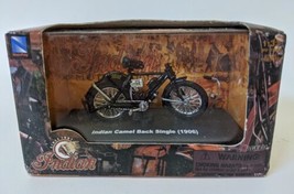 2005 New Ray 1:32 Scale 1906 INDIAN Camel Back Single Toy Motorcycle in Case NEW - £7.99 GBP