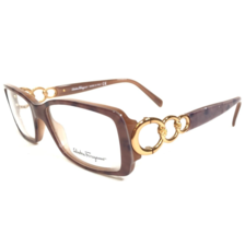 Salvatore Ferragamo Eyeglasses Frames 2638-B 583 Brown Pink Tortoise 54-... - $74.59