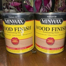 2x Minwax Pickled Oak 260 Wood Finish Oil-Based Wood Stain 1 Quart - New - £79.07 GBP