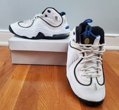 Nike Air Penny II GS &#39;White /Royal&#39; 820249-100 Youth Size 6.5Y - £20.55 GBP
