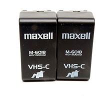 2x OEM Maxell M6018 6v Digital Camera Battery Lot Black Tested - $96.05