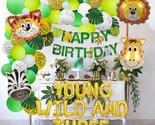 Jungle Theme 3Rd Birthday Decorations Safari Balloon Garland With Young ... - £28.27 GBP
