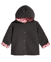 First Impressions Infant Girls Printed Reversible Jacket Size 12M Color Foxglove - £22.55 GBP