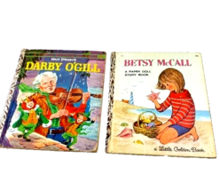 Little Golden Books Betsy McCall Walt Disney Darby O Gill Set of Two Books - £15.82 GBP