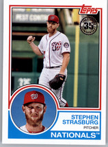 2018 Topps 1983 Topps Baseball 83-36 Stephen Strasburg  Washington Nationals - $1.00