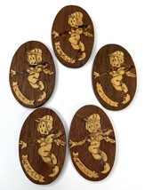 Vintage Kansas State Teacher&#39;s College KSTC Emporia Football Wood Badge ... - $19.57