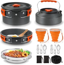 Camping Cooking Set, Camping Cookware Stove Set, 18-Piece Camping Pot Pa... - $41.94