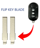 X2 2012-2022 Fiat 500 Dodge Ram Promaster / Remote Flip Key Blade / PN: ... - $20.50 CAD