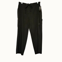 Rafaella Womens Black Drawstring Waist Cargo Pants Size 8 New With Tags - $23.38