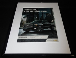 2015 Chevrolet Silverado Framed 11x14 ORIGINAL Advertisement - $34.64