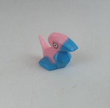 Vintage RL Pokemon Pink Porygon 1&quot; Collectible Mini Figure Rare - £12.40 GBP