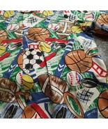 Vintage Sports print theme Baseball Theme Angelica Shirt  Mens XL  Schoo... - $32.16 CAD