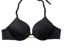 Victorias Secret 36C Swim Bombshell Miraculous Bikini Top Black Adds 2 Cups - £95.55 GBP