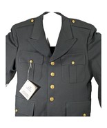 The Army Uniform Green Blazer Mens 41R Soldier Distinction Jacket Gold B... - $59.37