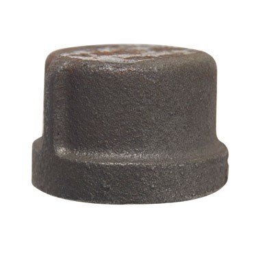 Anvil 1/2&quot; Cap Pipe Fitting, Steel, Black,  *New / Factory Sealed* - £0.74 GBP