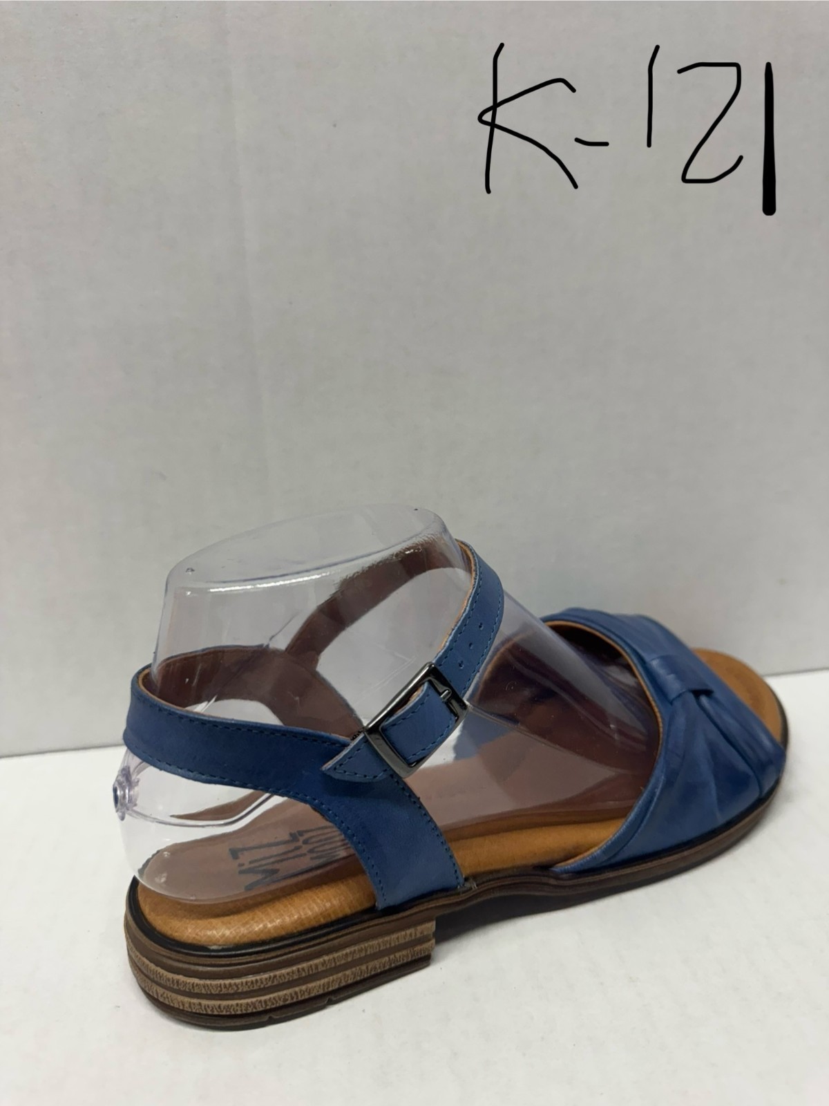 MIZ MOOZ SLIP ON PERFORETED LEATHER SNEAKERS BLUE  37EU / 7US  # K-108 Item image 4