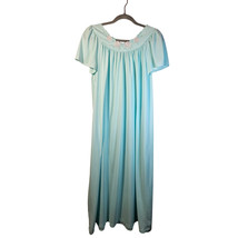 Shadowline Women&#39;s Pink Petals Gown Full Length Light Blue Size Small - $16.99