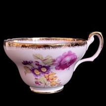 Pink Tea Cup Foley English Bone China Cabbage Rose Floral Numbered - £15.56 GBP
