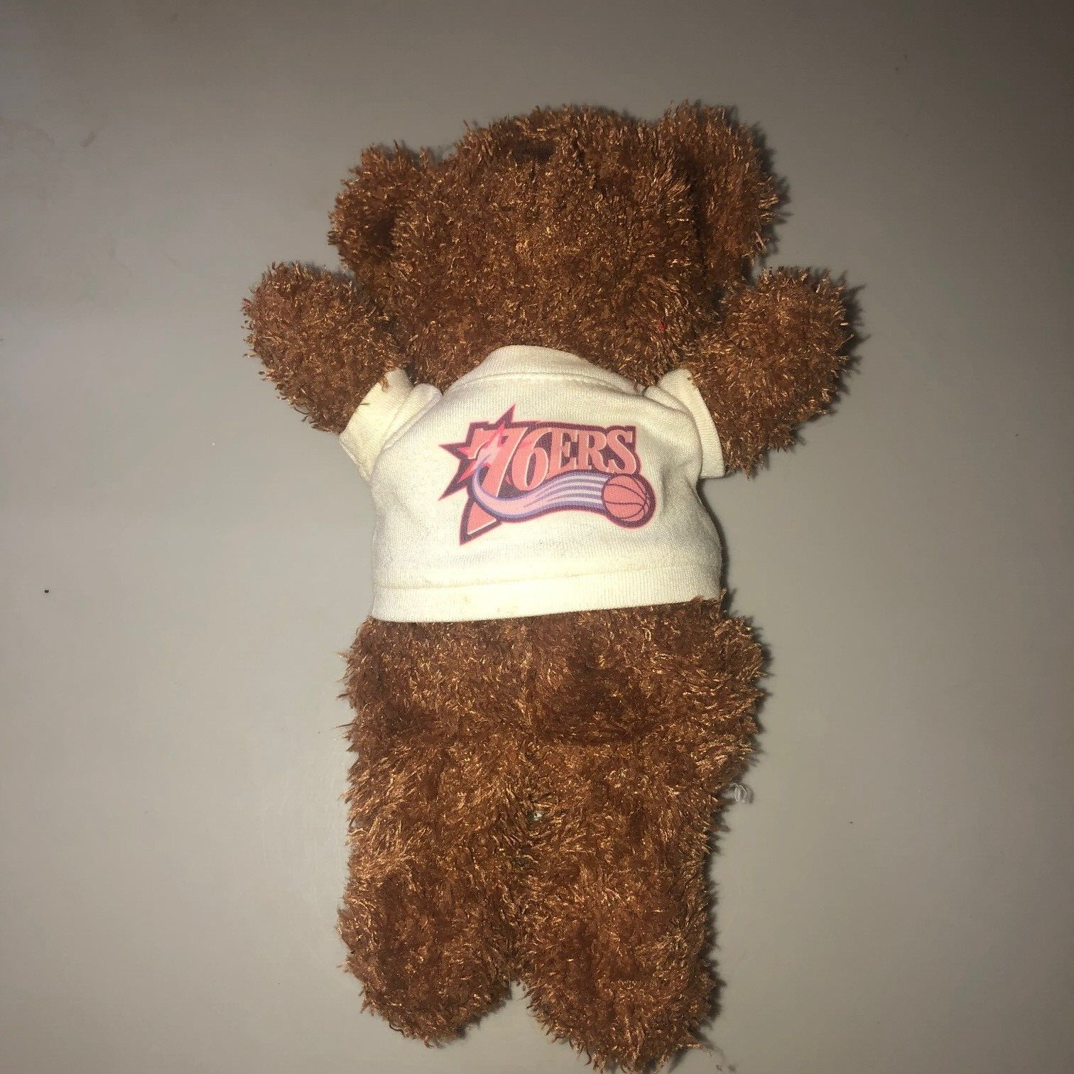 Philadelphia 76ers Stuffed Plush Brown Bear Stuffed Animal 11&quot; Tall - $5.93