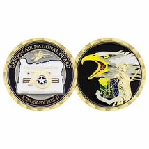 Portland Air Base Oregon Air National Guard Ang Kingsley 1.75&quot; Challenge Coin - £29.08 GBP