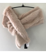 Banana Republic Pink Faux Fur Shawl Wrap One Size - £790.07 GBP