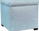 Tami Collection Fabric Upholstered Lift Top Cube Storage Ottoman | Ottom... - $231.99