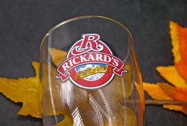 Rickard&#39;s Ale glass with signature. Etched-glass branding. - £28.17 GBP