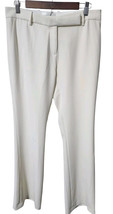 NEW  Ronny Kobo 90&#39;s Trouser Flare Leg Pants Pearl M Slack Dress Pants NWT  - $118.00
