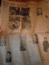 Vintage Grand Rapids Herald MI December 1941 Busy Year - $3.99