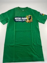 Notre Dame Shirt Mens Small Green Football 2015 Short Sleeve Sports Pull... - $288.92 MXN
