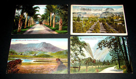 4 1915 World&#39;s PANAMA-PACIFIC Exposition Postcards Palm Drive Yosemite Valley Ca - £24.31 GBP