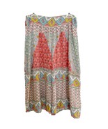 Z&amp;L Europe Pastel Mixed Media Print Boho Cropped Palazzo Pants Large - $62.07 CAD