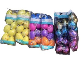 Plastic Easter Eggs Set Of 6 Packs Misc. kind see pics for more details - $11.12
