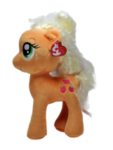 My Little Pony Ty Sparkle Beanie Buddies 11&quot; Plush Applejack Stuffed Animal - £11.03 GBP