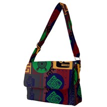 New Africa Ancient Art Deco 1 Color Custom Full Print Messenger Bag L - £24.31 GBP