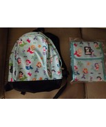 Wildkin Mermaid Child Backpack and Lunch Bag EUC Back to School Book Bag - £31.16 GBP