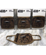 3ea Kids Disney Star Wars CHEWBACCA Fabric Face Masks New Ages 4 &amp; Up-SH... - £7.80 GBP