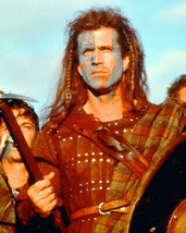 Mel Gibson Braveheart With War Paint 8X10 Color Photo - £7.64 GBP