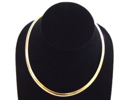 Womens Vintage Estate 14K Yellow Gold Italian Choker Necklace 37.3g E1883 - $2,796.75
