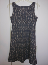 Eddie Bauer Ladies Sleeveless V-NECK HIGH-WAIST Knit DRESS-PS-WORN ONCE-CUTE - £17.31 GBP