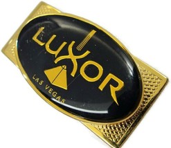 Vintage Luxor Las Vegas Money Clip Men Wallet ID Credit Card Holder - £22.19 GBP