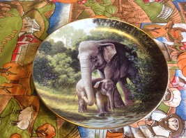 1989 Numbered Collectors Plate , The Asian Elephant Will Nelson Endangered  - $9.95