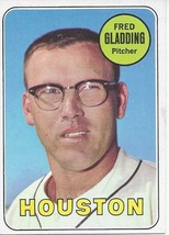1969 Topps Fred Gladding 58 Astros NrMt - £1.17 GBP