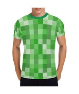Green Pixel Men&#39;s All Over Print T-shirt (USA Size) - $27.00