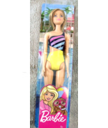 Barbie Doll Brown Hair Blue Eyes Swimsuit 12 in Mattel  NIB - $11.75