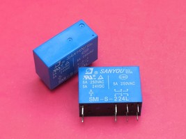 SMI-S-224L, 24VDC Relay, Sanyou Brand New!! - $6.00