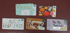 Lot of 11 Starbucks, 2018 Assorted Gift Cards New w/ Tags - £26.38 GBP