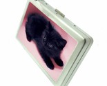 100&#39;s Black Kitten Pink Cigarette Smoking Valentines Holder Wallet - $21.73