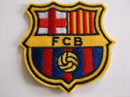 FC Barcelona Spanish Soccer FCB Football Patch~2 1/2&quot; x 2 3/8&quot;~Iron or S... - $3.19